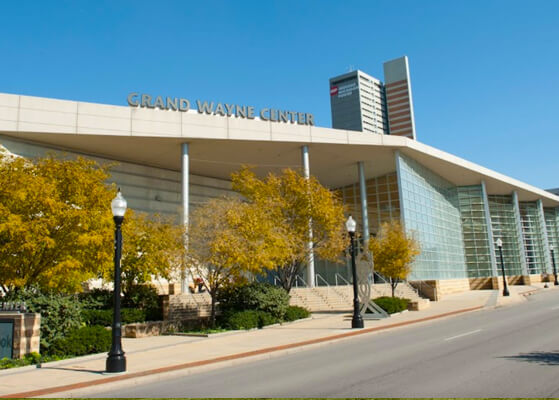Grand Wayne Convention Center entrance
